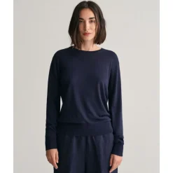 Fine Knit Crew Neck Dam