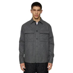 Flat Wool Overshirt Herr