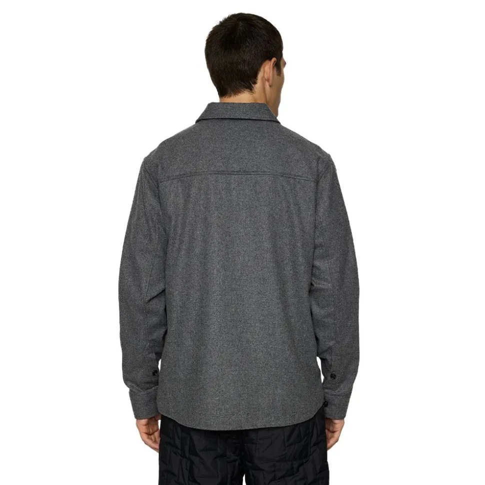 Flat Wool Overshirt Herr