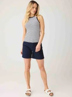 Gale straight twill shorts dam