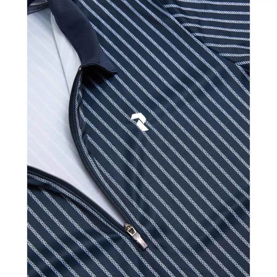 Graphic Shortsleeve Zip Polo Dam