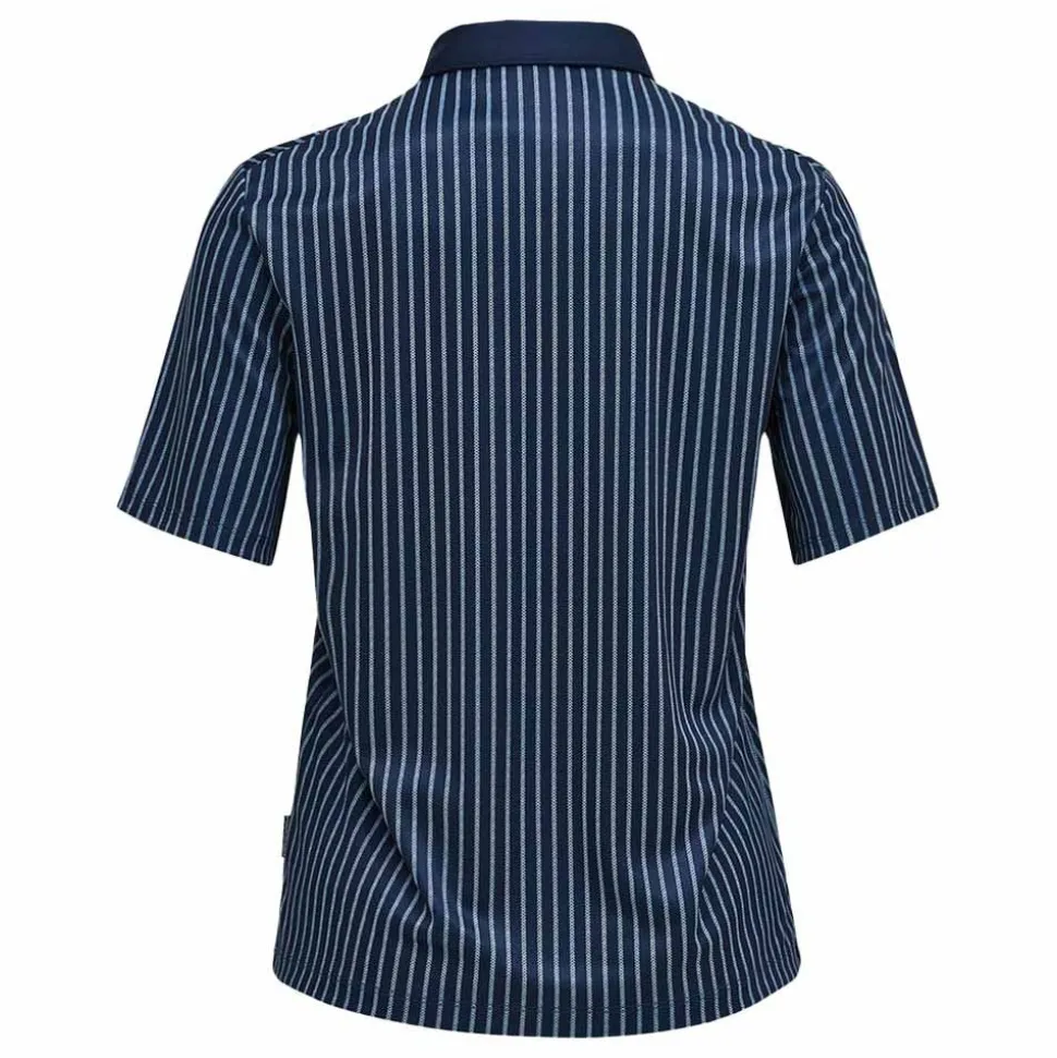 Graphic Shortsleeve Zip Polo Dam