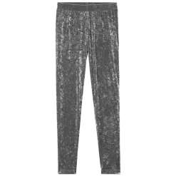 Grey Velvet Leggings Dam