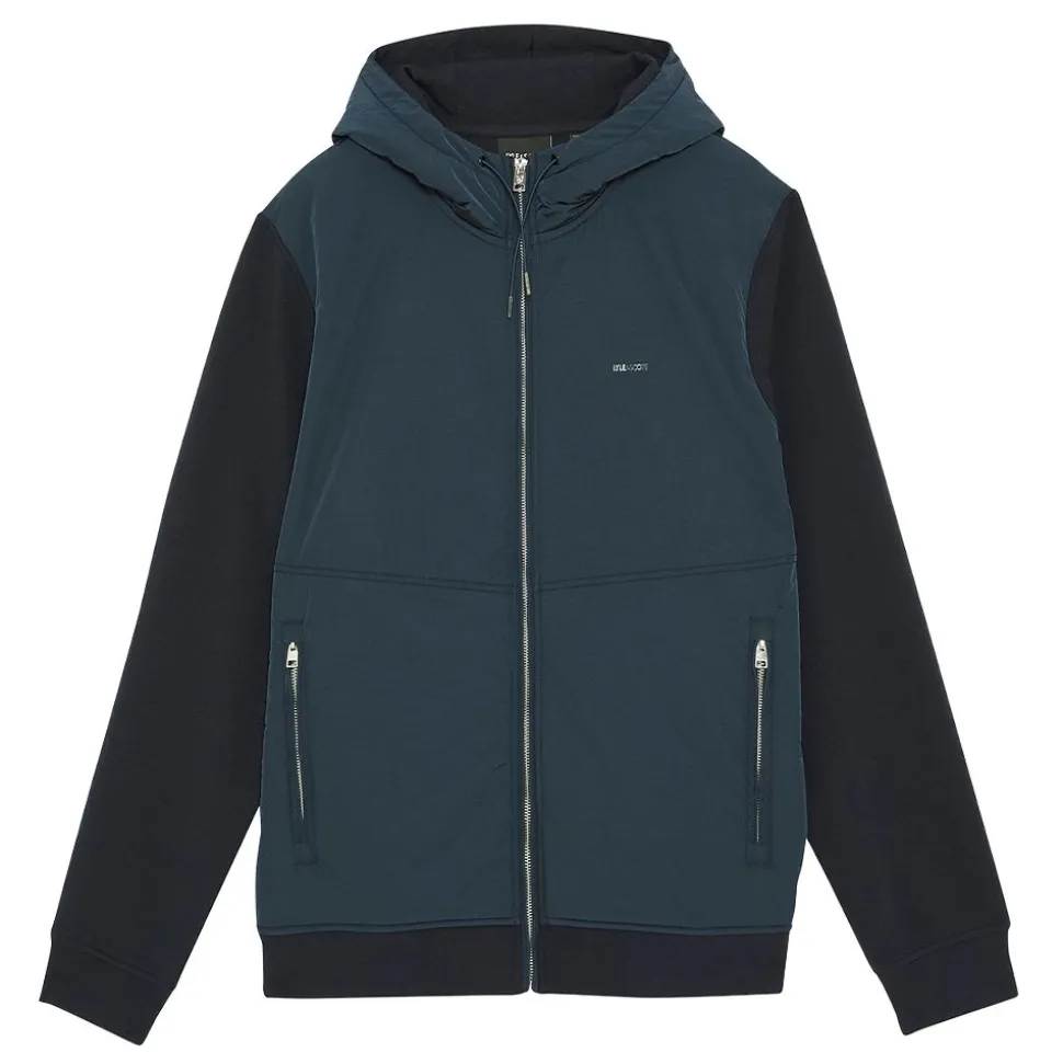Half Raglan Hybrid Hoodie herr