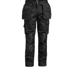 Hantverksbyxa stretch Svart C48