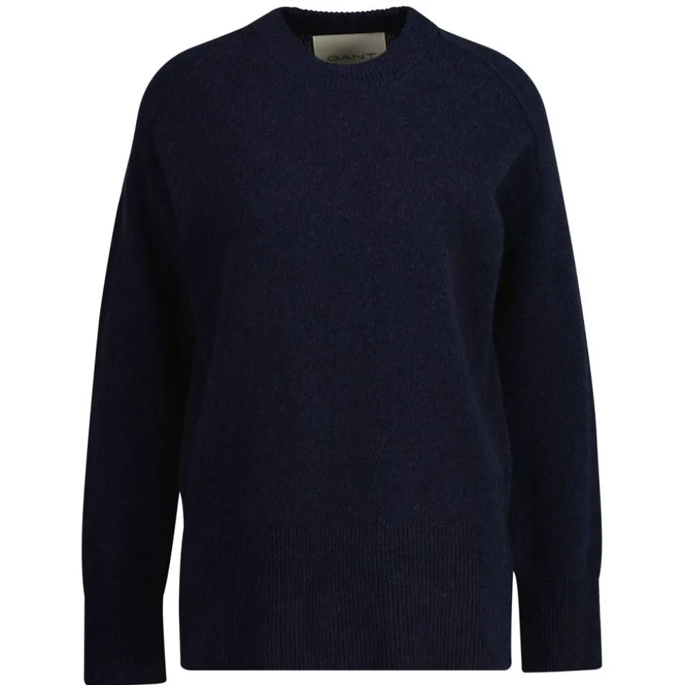 Herringbone Detail Crew Neck Dam