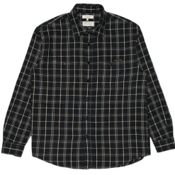 Julian Worker Shirt Checked Black Herr