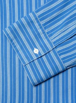 Jutta Shirt Striped Blue/Offwhite Dam