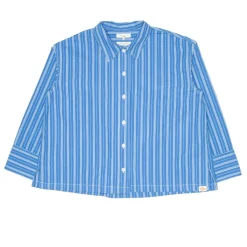 Jutta Shirt Striped Blue/Offwhite Dam