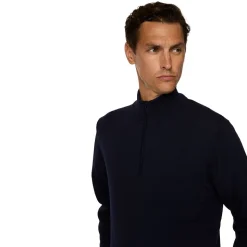 Kiyan Merino Quarter Zip Herr