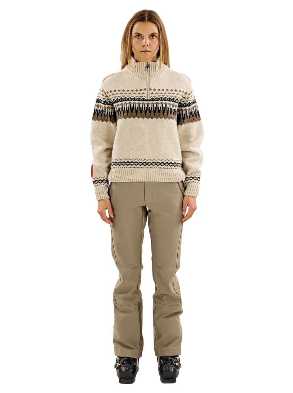 K-7 W. SKI LAMBSWOOL SWEATER dam