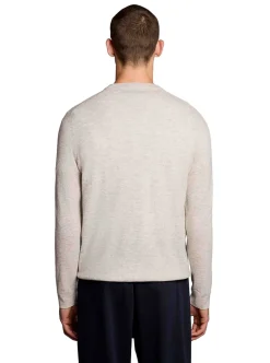 Lambswool Blend Crew Neck Jumper Herr