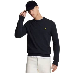 Lambswool Blend Crew Neck Jumper Herr