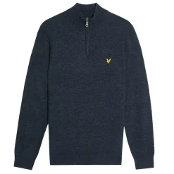 Lambswool Blend Quarter Zip Jumper herr