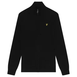 Lambswool Blend Zip Through Cardigan herr