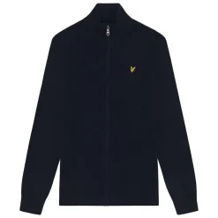 Lambswool Blend Zip Through Cardigan Herr