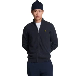 Lambswool Blend Zip Through Cardigan Herr