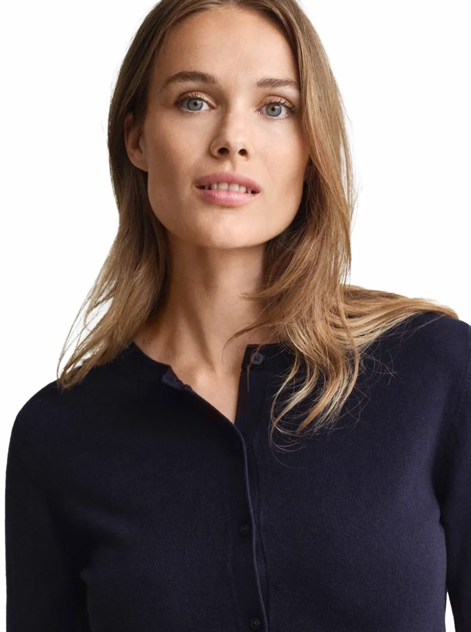 LIGHT KNIT C-NECK CARDIGAN DAM