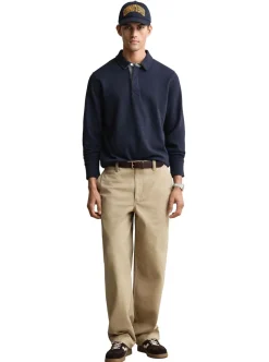LIGHT SACKER RIB LS POLO HERR