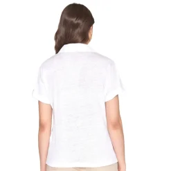 Linen Bat Sleeve Polo Dam