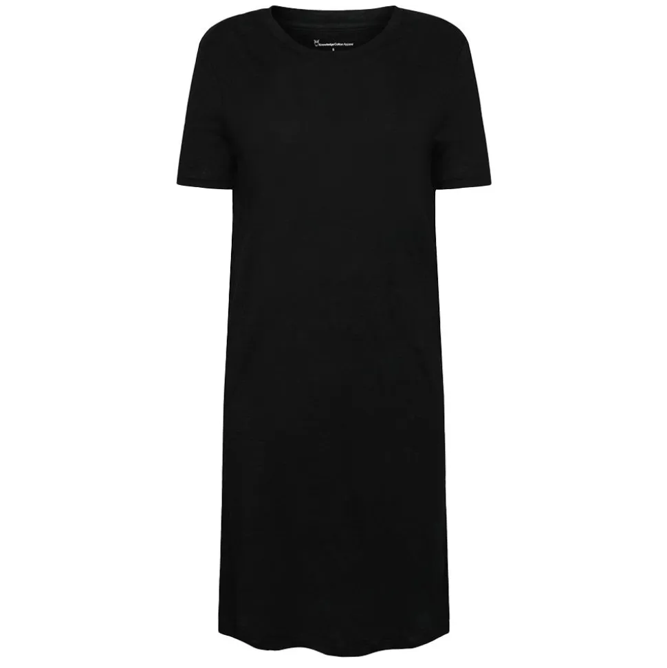 Linen Short Sleeved T-Shirt Dress Dam