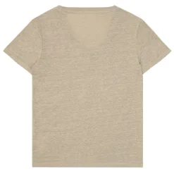 Linen v-neck t-shirt dam