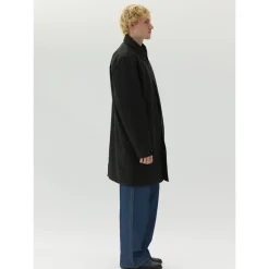 Long Dong Polyrayon Wool Look Herr