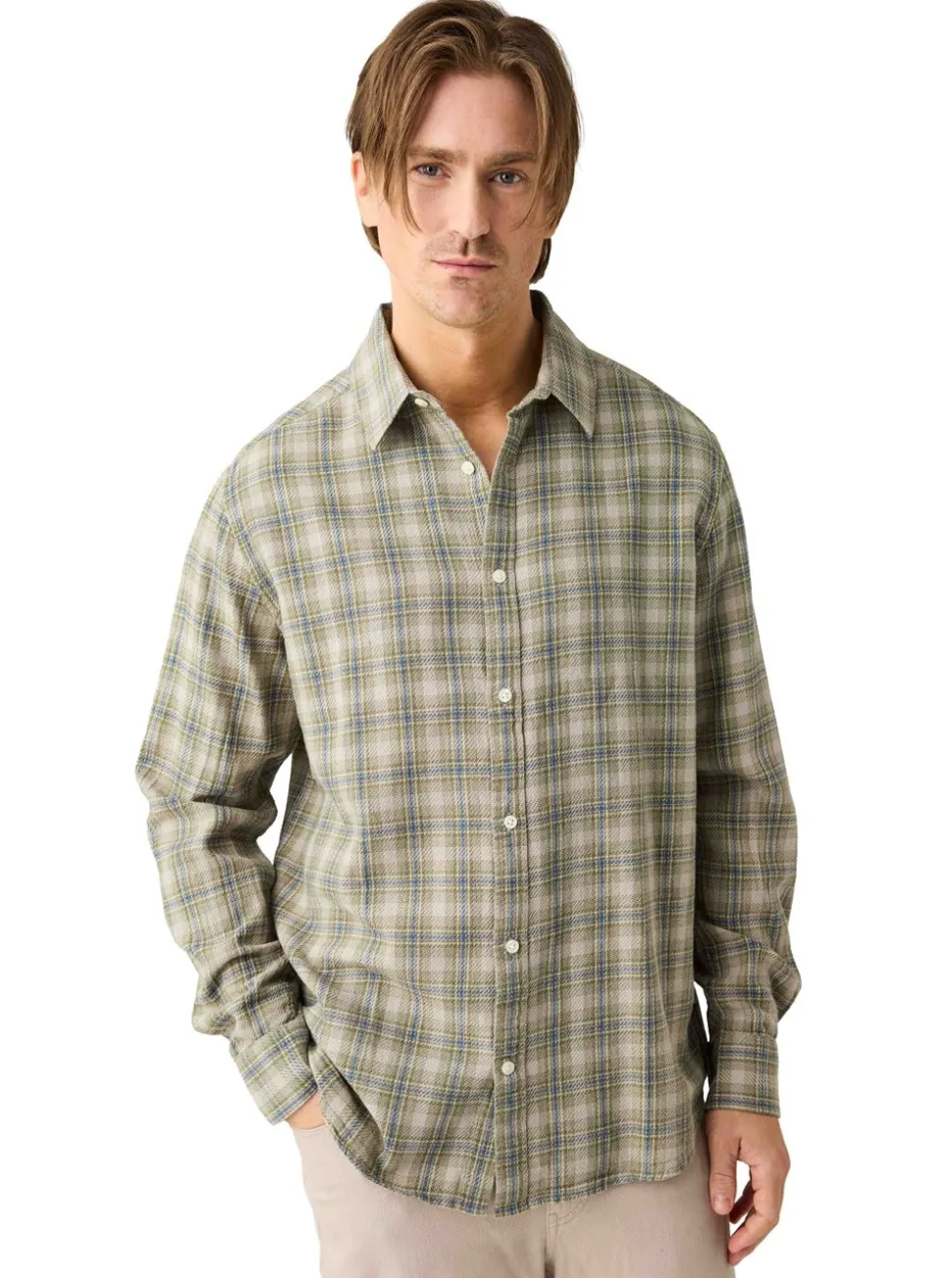 Loose check shirt Herr