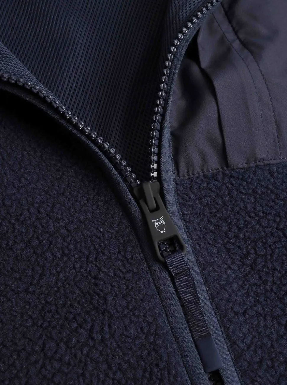 Loose Fit Zip Fleece Vest GRS/Vegan herr