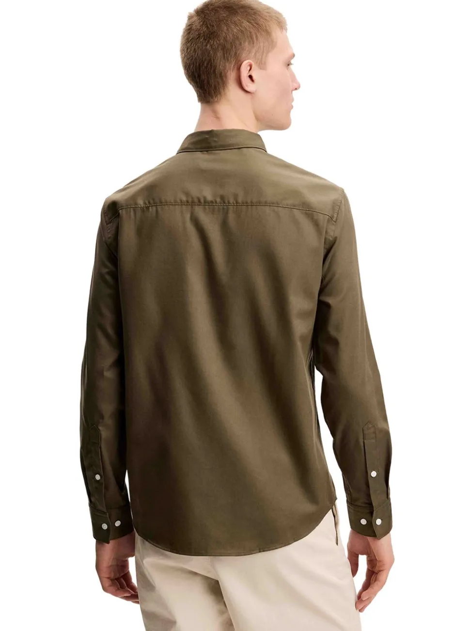Marlon Cotton Tencel Shirt Herr