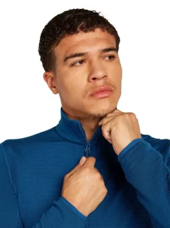 Merino 400 RealFleece Descender Long Sleeve Zip herr