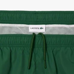 Mid Lenght Slogan Swim Trunks Herr