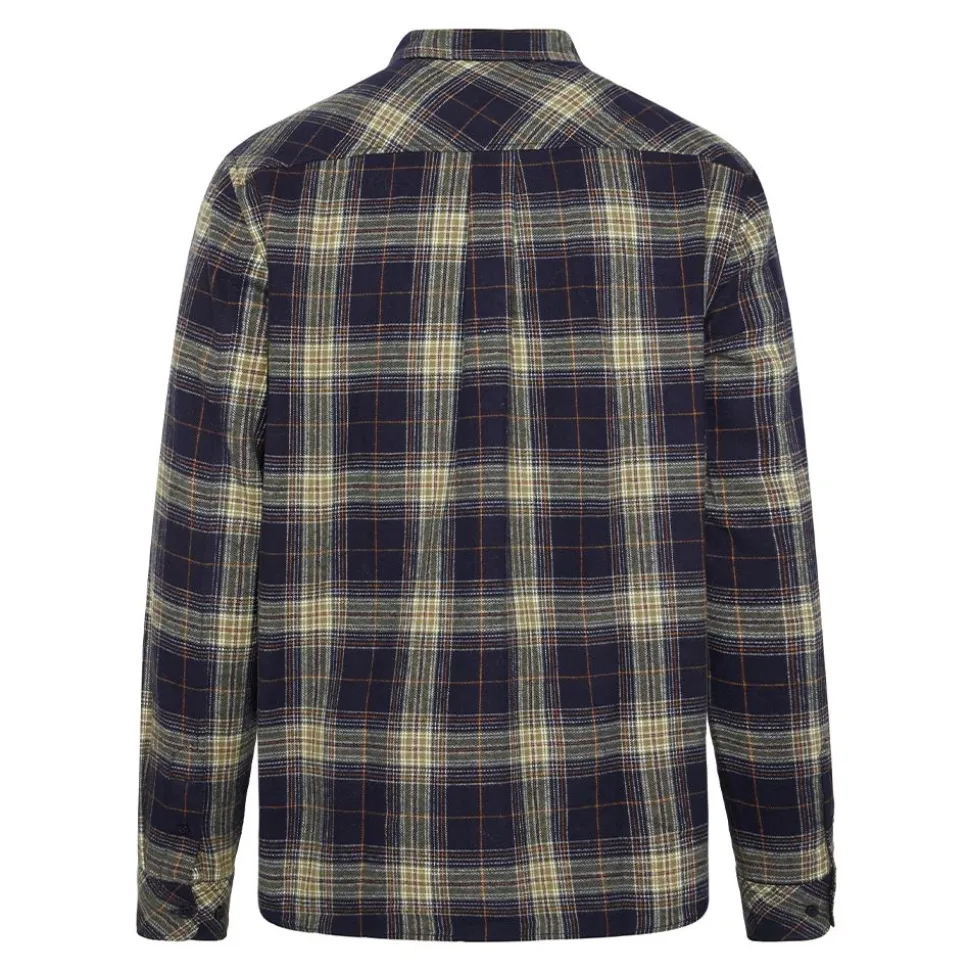 Organic Cotton Checked Flannel Shirt GOTS herr