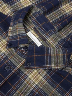 Organic Cotton Checked Flannel Shirt GOTS herr