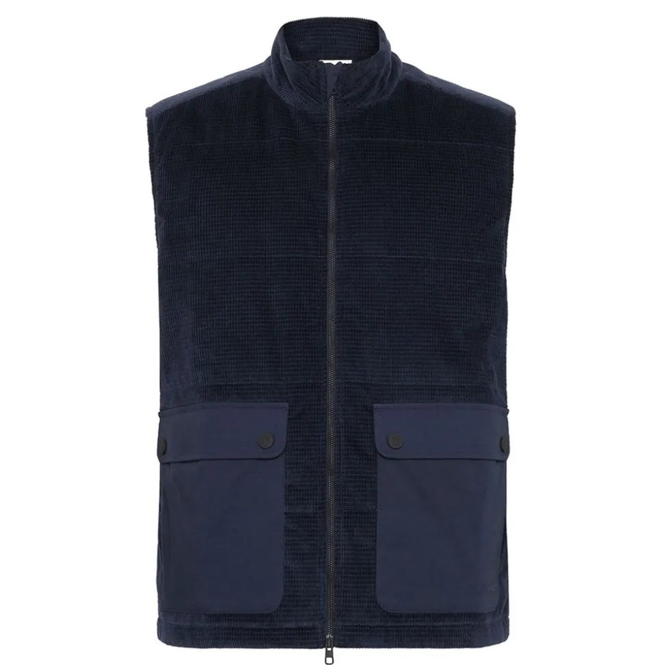 Organic Cotton Corduroy Vest GOTS herr