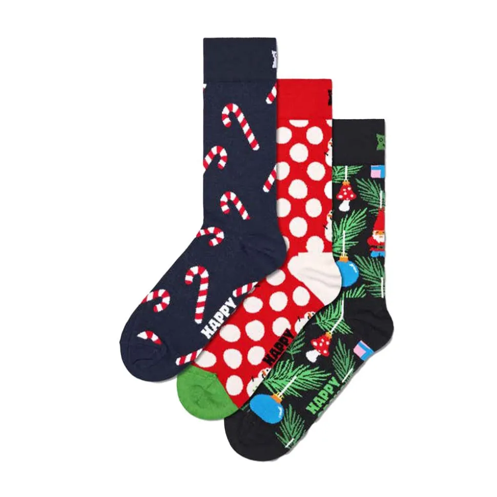 3-Pack X-Mas Stocking Socks Gift Set