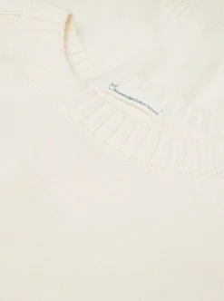 Plain knitted crew neck - GOTS/Vegan
