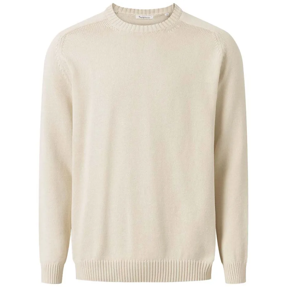 Plain Knitted Crew Neck Herr