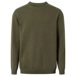 Plain Knitted Crew Neck Herr