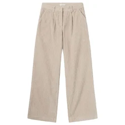 Posey Wide High-Rise Irregular Corduroy Pants Dam