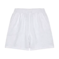 Posey Wide Mid-rise Linen Shorts Dam