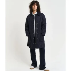 Quilted Cord Detailed Coat Dam