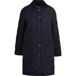 Quilted Cord Detailed Coat Dam