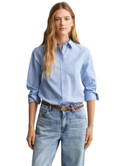 REG CLASSIC POPLIN STRIPE SHIRT DAM