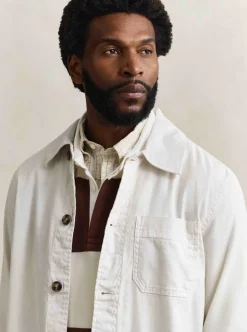 REG COTTON / LINEN OVERSHIRT HERR