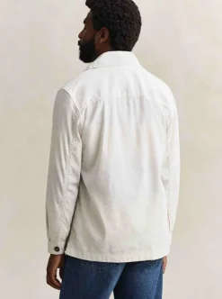 REG COTTON / LINEN OVERSHIRT HERR