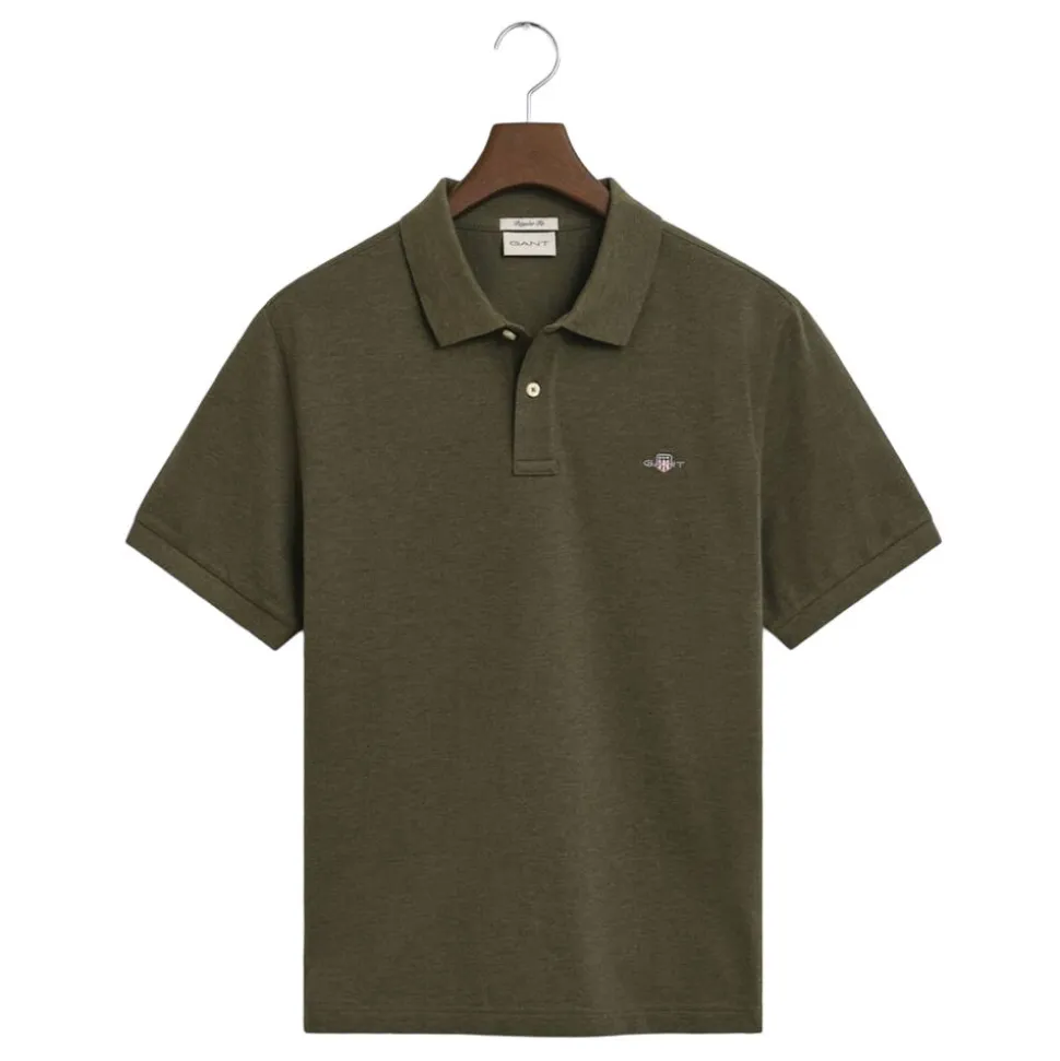 REG SHIELD SS PIQUE POLO herr