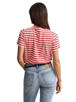 REG STRIPED SHIELD SS T-SHIRT DAM
