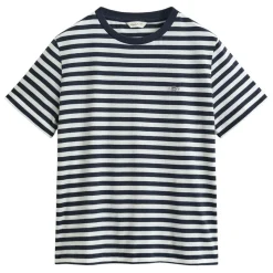 REG STRIPED SHIELD SS T-SHIRT DAM