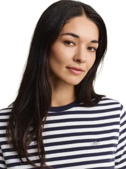 REG STRIPED SHIELD SS T-SHIRT DAM